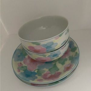 Madeleine by Block Spal Salad Plates & Soup Bowls: 2 of each